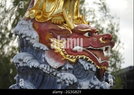 Avalokiteshvara Bodhisattva Statue in Pagodas Vien Giac Hannover 2014 Stockfoto