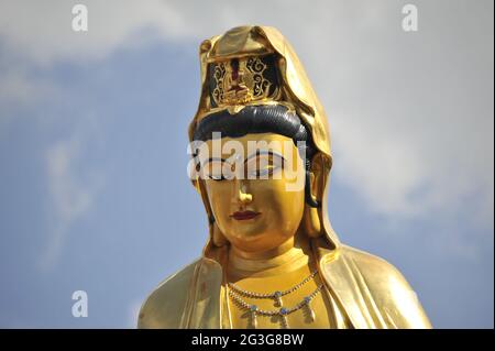 Avalokiteshvara Bodhisattva Statue in Pagodas Vien Giac Hannover 2014 Stockfoto