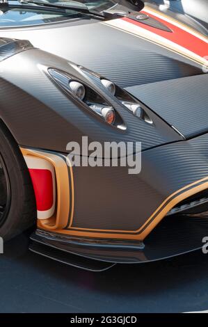 Italien, Lombardei, Mailand, Mailand Monza Motor Show 2021, Pagani Imola Stockfoto