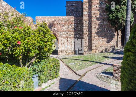 Festung Alcazaba in Málaga, Spanien Stockfoto