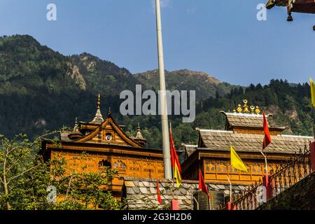 Bhimakali-Tempel, Sarahan, Himachal Pradesh Stockfoto