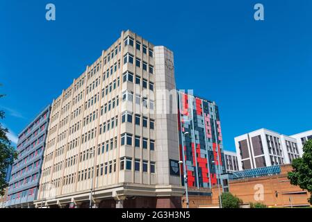 Studentenwohnhaft in der Corporation Village in der Corporation Street, Coventry, West Midlands Stockfoto