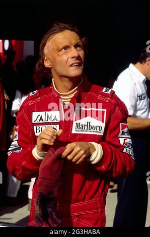 Niki Lauda. Großer Preis Von Österreich 1984 Stockfoto