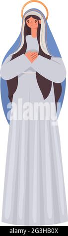 Figur der heiligen maria Stock Vektor