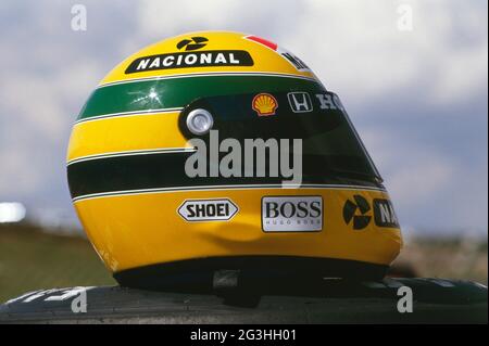 Ayrton Senna Stockfoto