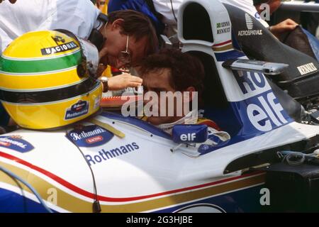 Ayrton Senna. Großer Preis von San Marino 1994 Stockfoto