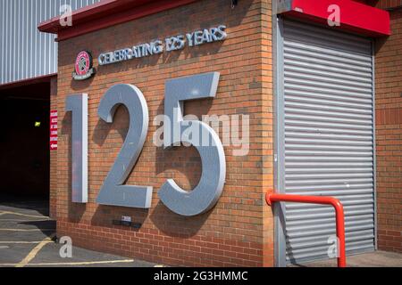 Walsall, England 24. April 2021. Barclays FA Women's Super League-Spiel zwischen Aston Villa Women und Bristol City Women, gespielt im Banks's Stadium. Stockfoto