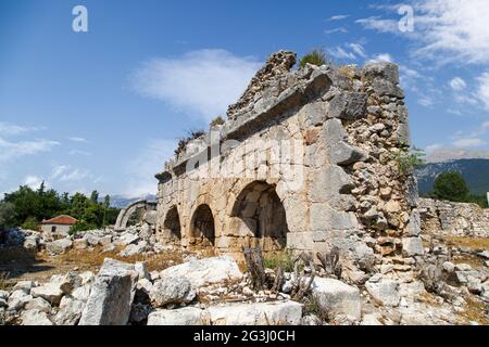Alte Stadt Tlos Stockfoto