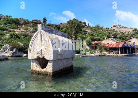 Kekova Lycian Ancient Region Stockfoto