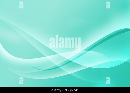 Neues Hellgrün Abstract Elegantes Tapeten- und Hintergrundkonzept. Moderne und futuristische Formen abstrakten Hintergrund Stockfoto