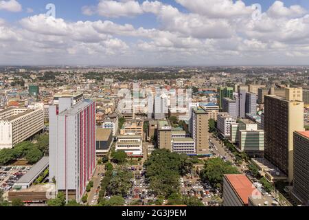 Downtowm Nairobi Stockfoto