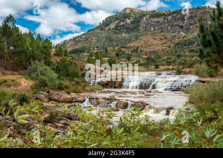 Madagaskar-Wasserfall Stockfoto