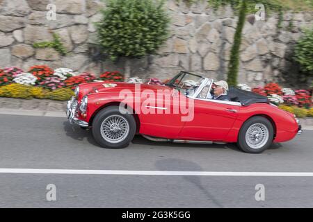 Südtiroler Rallye 2016 Austin Healey MK 3 BJ8 Side Stockfoto