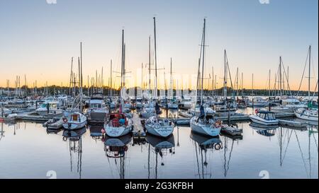 Oak Bay Marina, Victoria Stockfoto