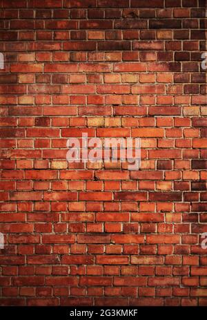 Alten Ziegel Wand Hintergrund Stockfoto