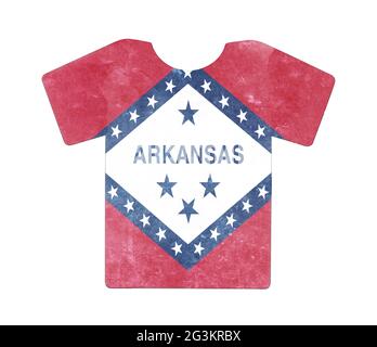 Schlichtes T-Shirt, flithy und Vintage-Look Stockfoto