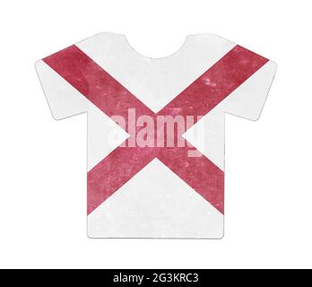 Schlichtes T-Shirt, flithy und Vintage-Look Stockfoto