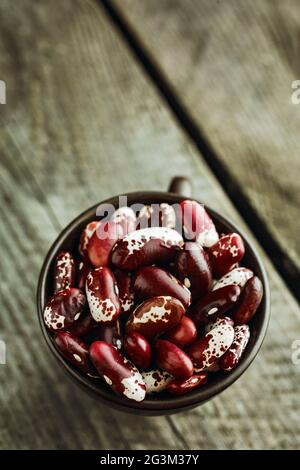 Rote Gesprenkelte Kidney Beans Stockfoto