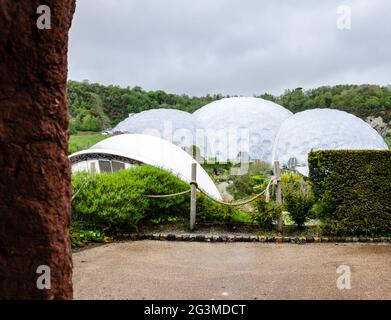 11. Juni 2021, Cornwall, UK - Eden Project im Freien Stockfoto