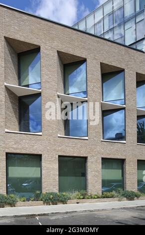 City Law School, London, Großbritannien. Neues Gebäude in der Sebastian Street, Clerkenwell. Entworfen von Wilkinson Eyre Arcitects. Teil der City University of London. Stockfoto