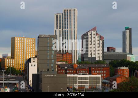 Arena Quarter in Leeds Stockfoto