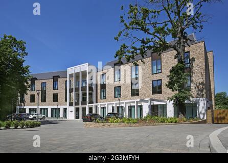 Hammerson House, ein neues, luxuriöses Pfleheim an der Bishops Avenue, Highgate - eine der teuersten Straßen Londons. VEREINIGTES KÖNIGREICH. Stockfoto