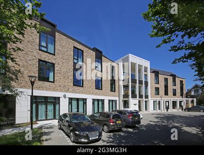 Hammerson House, ein neues, luxuriöses Pfleheim an der Bishops Avenue, Highgate - eine der teuersten Straßen Londons. VEREINIGTES KÖNIGREICH. Stockfoto