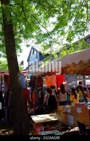 Marché de Wazemmes Stockfoto