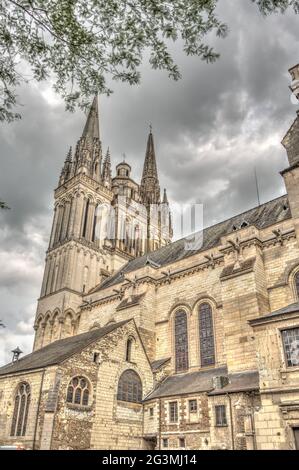 Angers, Frankreich, HDR-Bild Stockfoto