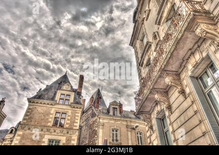 Angers, Frankreich, HDR-Bild Stockfoto