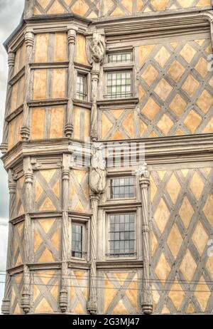 Angers, Frankreich, HDR-Bild Stockfoto