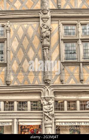 Angers, Frankreich, HDR-Bild Stockfoto