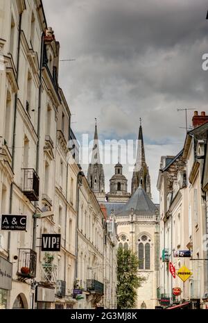 Angers, Frankreich, HDR-Bild Stockfoto