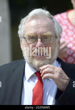 John Spellar MP (Labor: Warley) bei einer Veranstaltung zur Veröffentlichung des Gesetzentwurfs von Barry Gardiners Privatmitglied zur Beendigung der Beschäftigungspraktiken von „Fire and Rehire“. Westmi Stockfoto