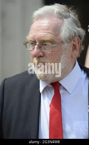 John Spellar MP (Labor: Warley) bei einer Veranstaltung zur Veröffentlichung des Gesetzentwurfs von Barry Gardiners Privatmitglied zur Beendigung der Beschäftigungspraktiken von „Fire and Rehire“. Westmi Stockfoto