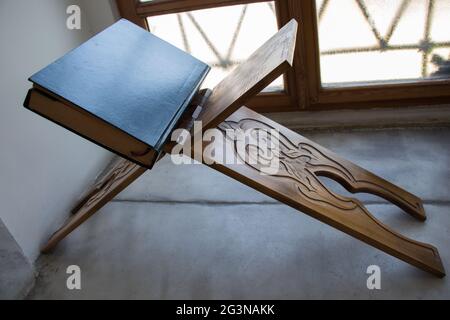 Osmanische türkischen Stil hölzernen Rednerpult Stockfoto