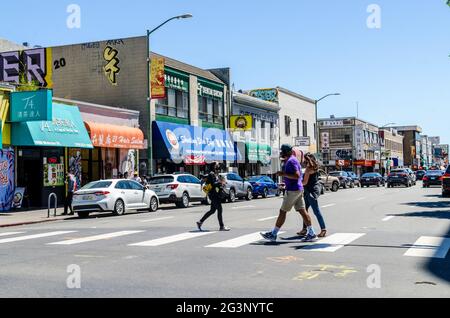 Chinatown in Oakland, Kalifornien, USA Stockfoto