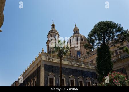Kathedrale Von Catania - Sizilien Italien Stockfoto