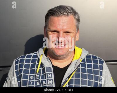 Der dänische Handballtrainer Nikolaj Jacobsen Rhein-Neckar LÃ¶wen DKB Handball Bundesliga Saison 2018-19 Stockfoto