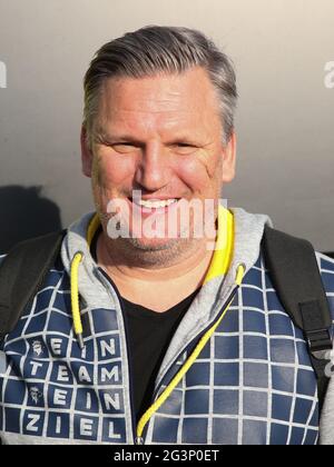 Der dänische Handballtrainer Nikolaj Jacobsen Rhein-Neckar LÃ¶wen DKB Handball Bundesliga Saison 2018-19 Stockfoto