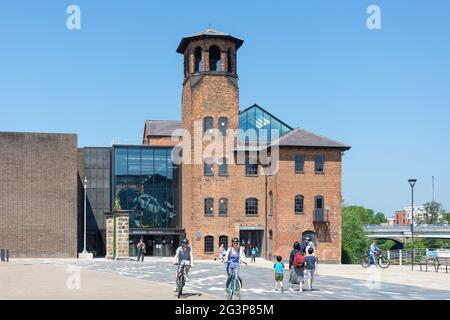 Das Museum of Making in Derby Silk Mill, Silk Mill Lane, Riverside, Derby, Derbyshire, England, Vereinigtes Königreich Stockfoto