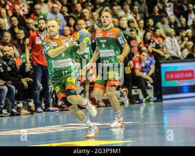 Schwedischer Handballspieler Daniel Pettersson SC Magdeburg LiquiMoly HandballBundesleagueseason 2019-20 Stockfoto