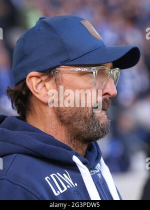 Headcoach Claus-Dieter Wollitz 1.FC Magdeburg DFB 3. Liga Saison 2019-20 Stockfoto