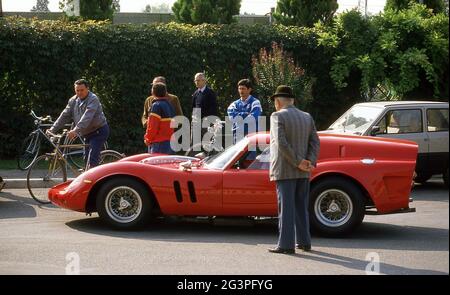 Ferrari GTO Breadvan beim 40. Jahrestag von Ferrari auf dem Autodrome Dino Ferrari Imola Italien Oktober 1987 Stockfoto