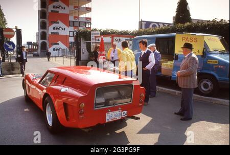 Ferrari GTO Breadvan beim 40. Jahrestag von Ferrari auf dem Autodrome Dino Ferrari Imola Italien Oktober 1987 Stockfoto