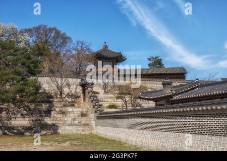 Changdeok Gung Palast nakseonjae Stockfoto