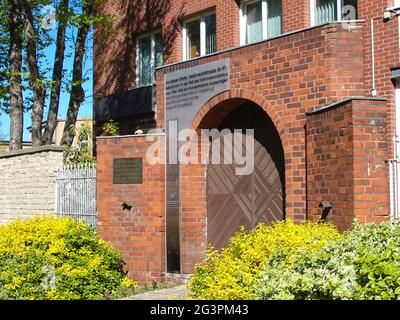 Ehemaliges KZ-Außenlager Frauen KZ RavensbrÃ¼ck KZ Buchenwald Stockfoto