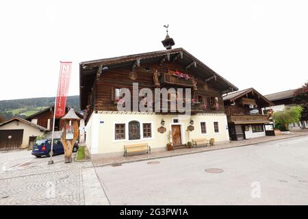 ÖSTERREICH, ALTENMARKT im PONGAU - 03. OKTOBER 2019: Heimatkundemuseum in Altenmarkt Stockfoto