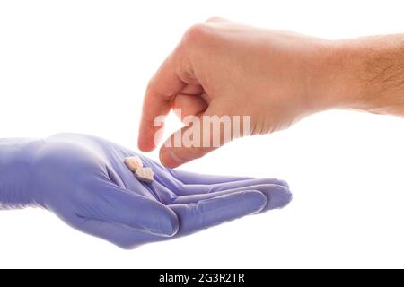 MDMA Ecstasy Pillen. Stockfoto
