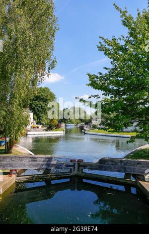 Saul Junction auf den Kanälen Gloucester, Sharpness und Stroudwater in Gloucestershire, England, Großbritannien Stockfoto